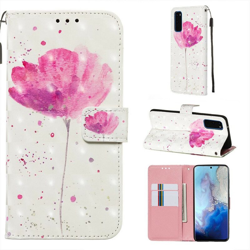 Cover Samsung Galaxy S20 Papavero Dell'acquerello