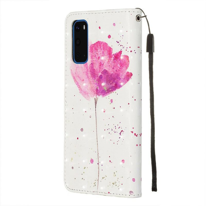 Cover Samsung Galaxy S20 Papavero Dell'acquerello