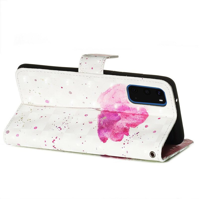 Cover Samsung Galaxy S20 Papavero Dell'acquerello