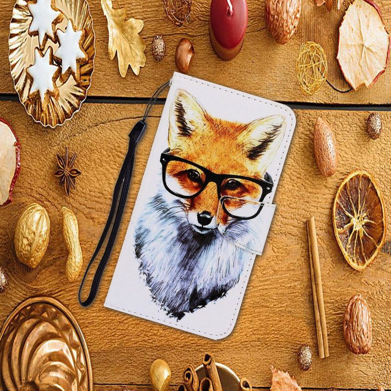 Custodia in pelle Samsung Galaxy S20 Brainy Fox Con Cinturino