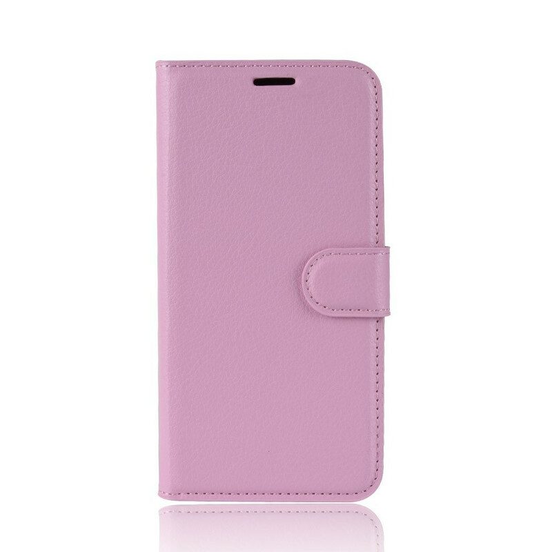 Custodia in pelle Samsung Galaxy S20 Classica Ecopelle Litchi