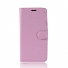 Custodia in pelle Samsung Galaxy S20 Classica Ecopelle Litchi