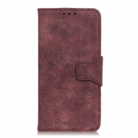 Custodia in pelle Samsung Galaxy S20 Folio Cover Patta Magnetica Vintage