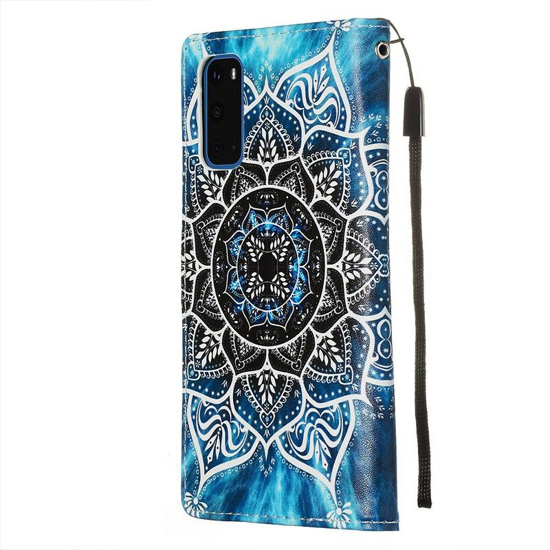 Custodia in pelle Samsung Galaxy S20 Mandala Nel Cielo