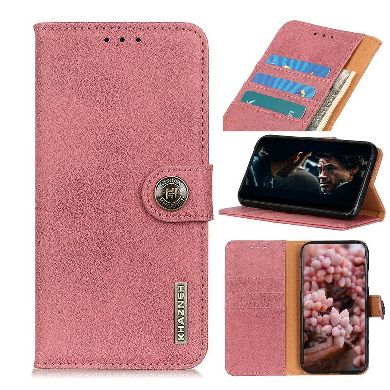 Custodia in pelle Samsung Galaxy S20 Similpelle Khazneh