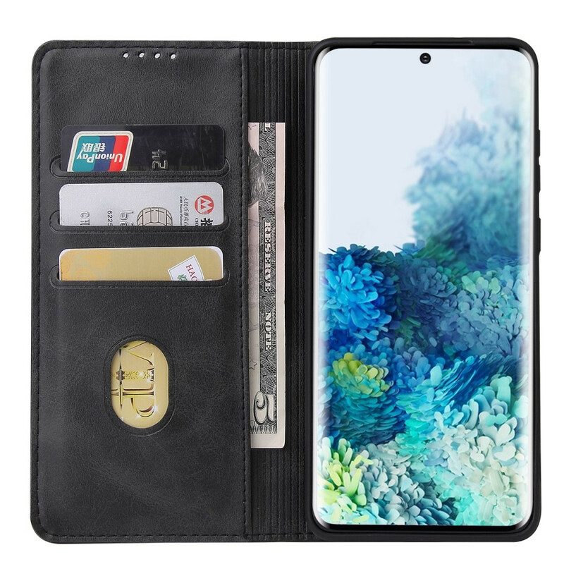 Folio Cover Samsung Galaxy S20 Custodia in pelle Ecopelle Business Style Plus