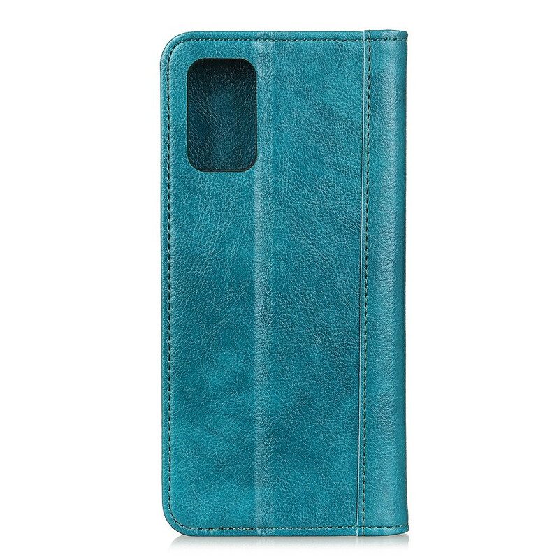 Folio Cover Samsung Galaxy S20 Custodia in pelle Eleganza Split Litchi Leather