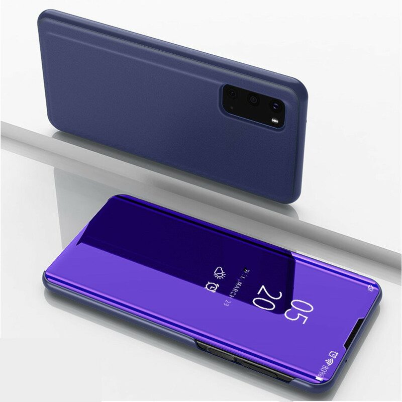 Folio Cover Samsung Galaxy S20 Custodia in pelle Specchio