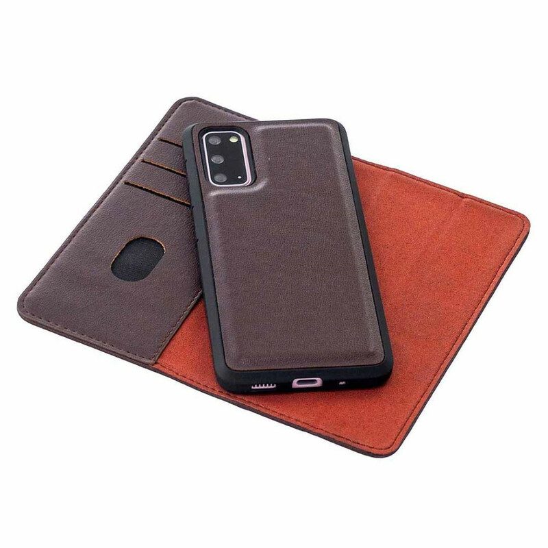 Folio Cover Samsung Galaxy S20 Custodia in pelle Vera Pelle Staccabile