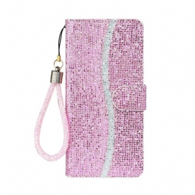 Folio Cover Samsung Galaxy S20 Design A S Con Paillettes