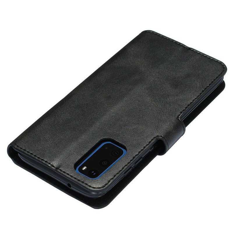 Folio Cover Samsung Galaxy S20 Effetto Pelle Opaca