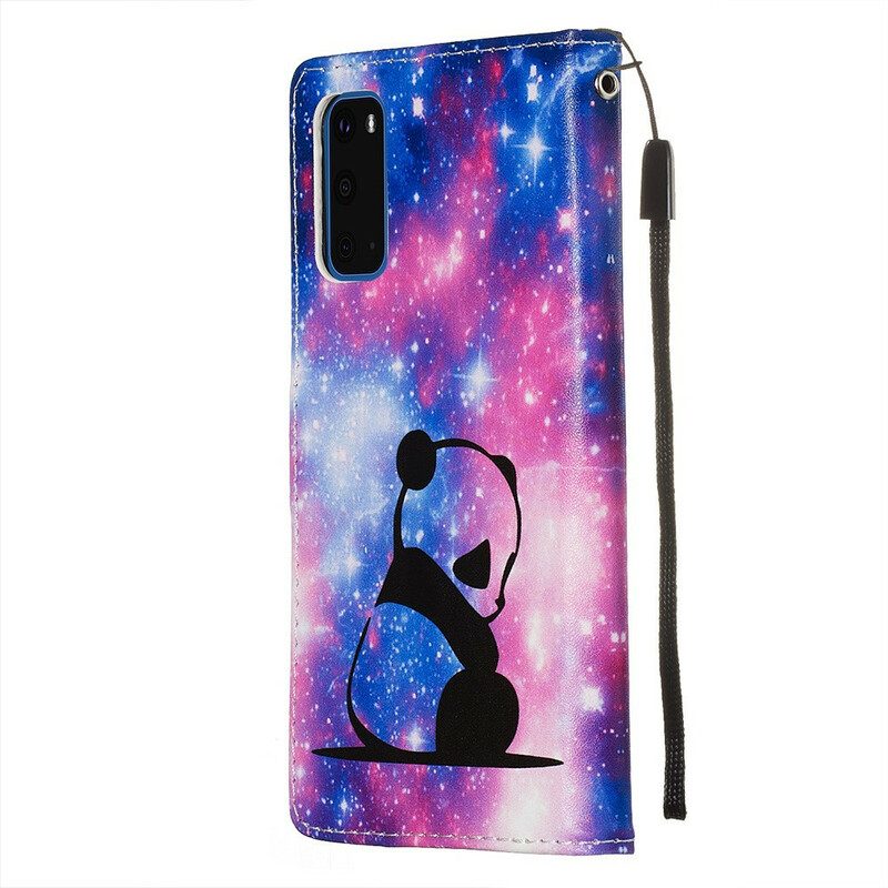 Folio Cover Samsung Galaxy S20 Galassia Panda