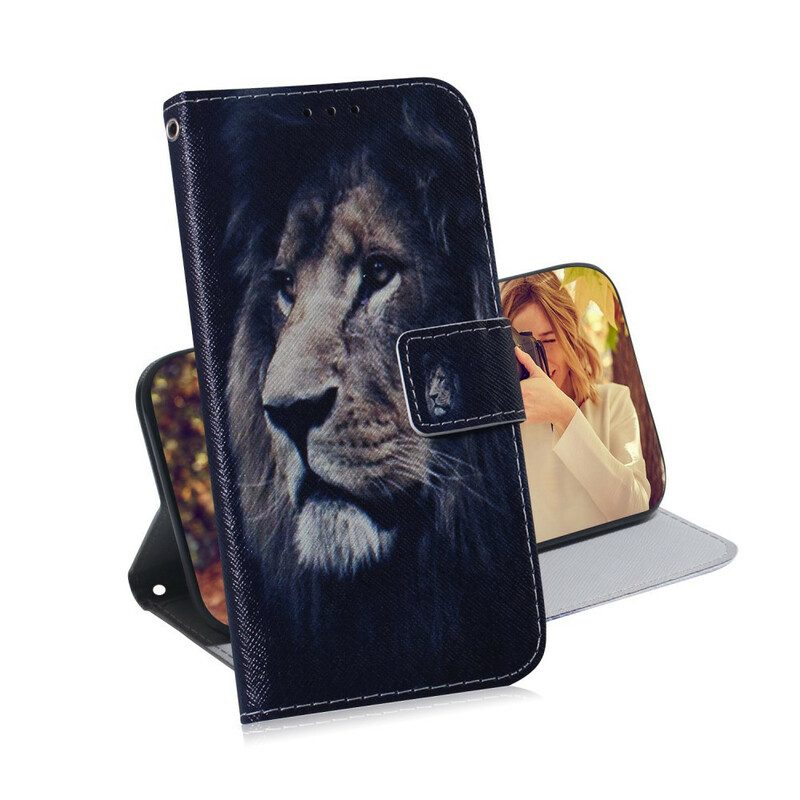 Folio Cover Samsung Galaxy S20 Leone Sognante