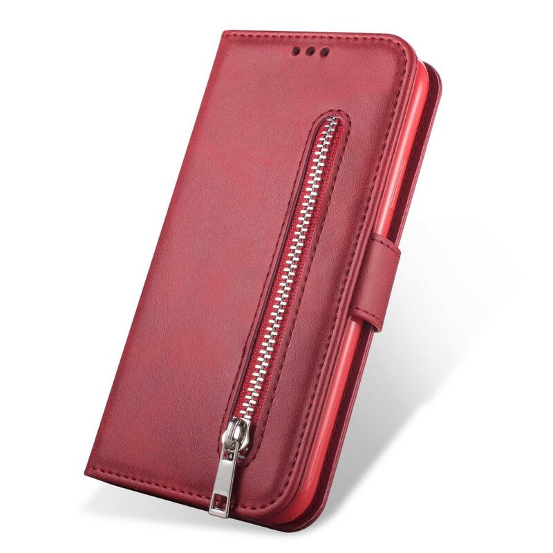 Folio Cover Samsung Galaxy S20 Portamonete Effetto Pelle