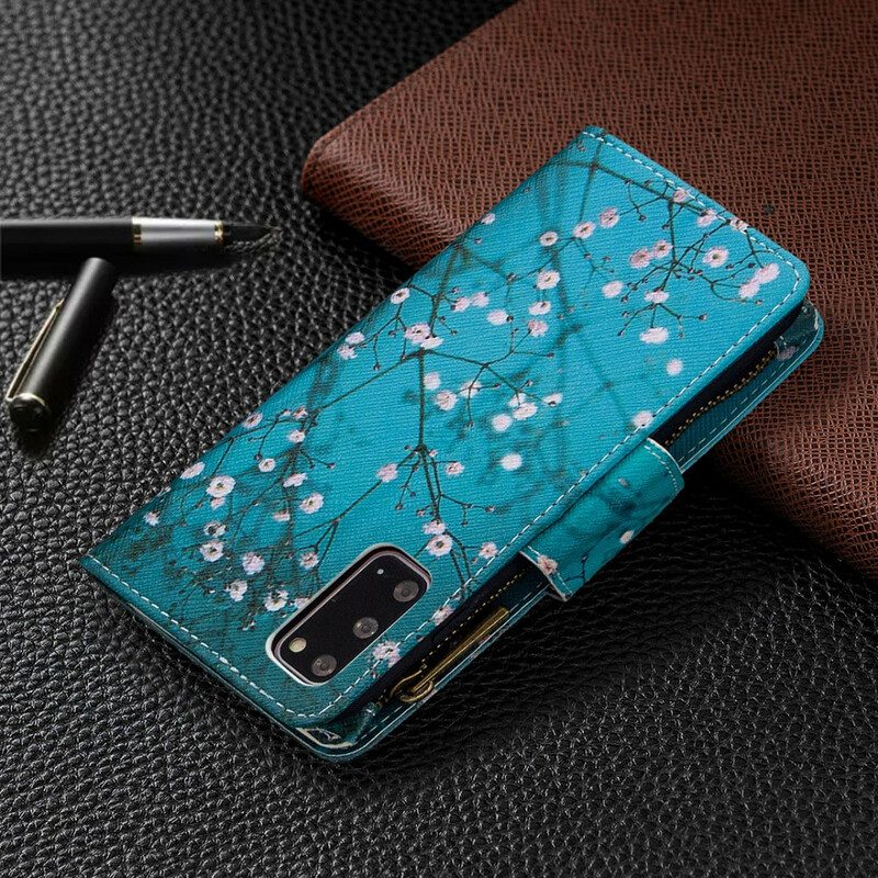 Folio Cover Samsung Galaxy S20 Tasca Per Albero Con Cerniera