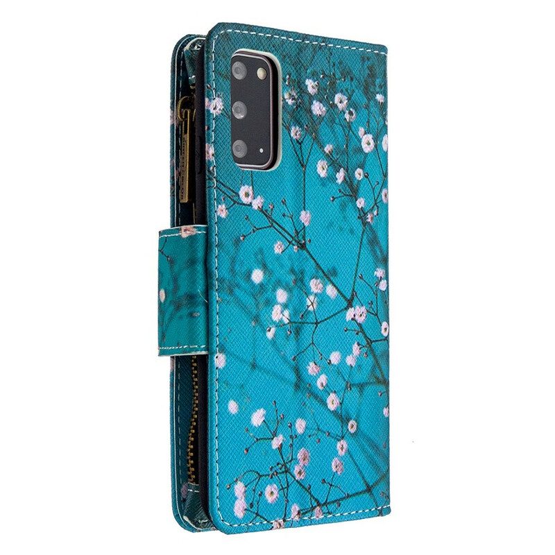 Folio Cover Samsung Galaxy S20 Tasca Per Albero Con Cerniera