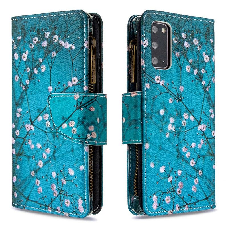 Folio Cover Samsung Galaxy S20 Tasca Per Albero Con Cerniera