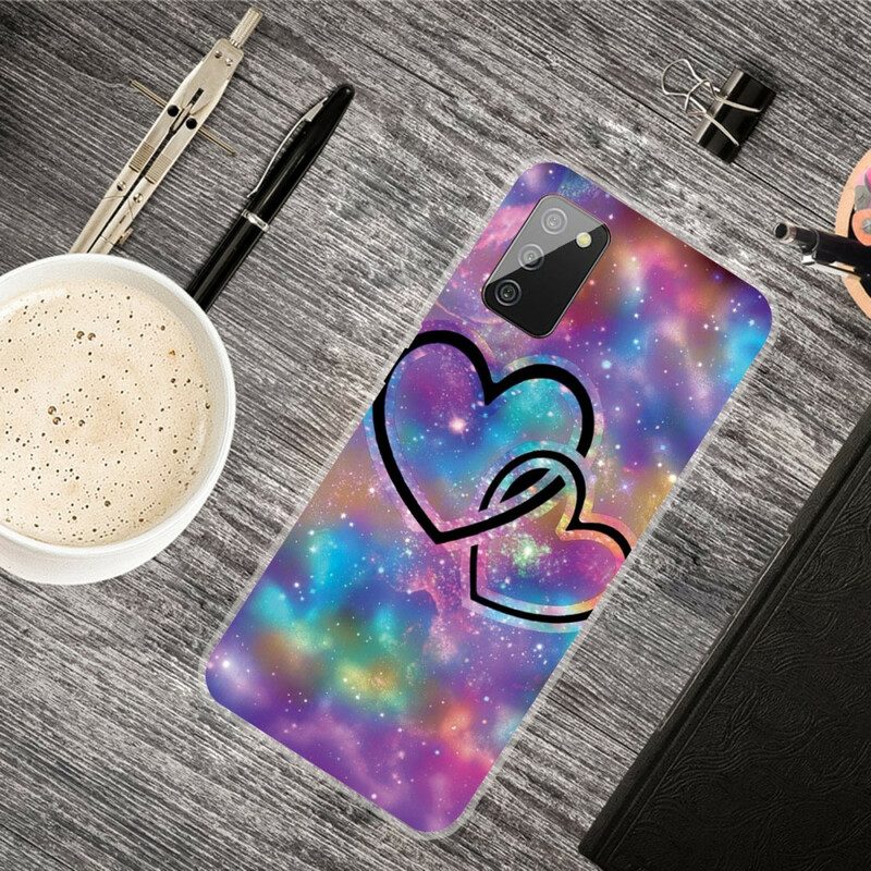 Cover Samsung Galaxy A02s Cuori Incatenati