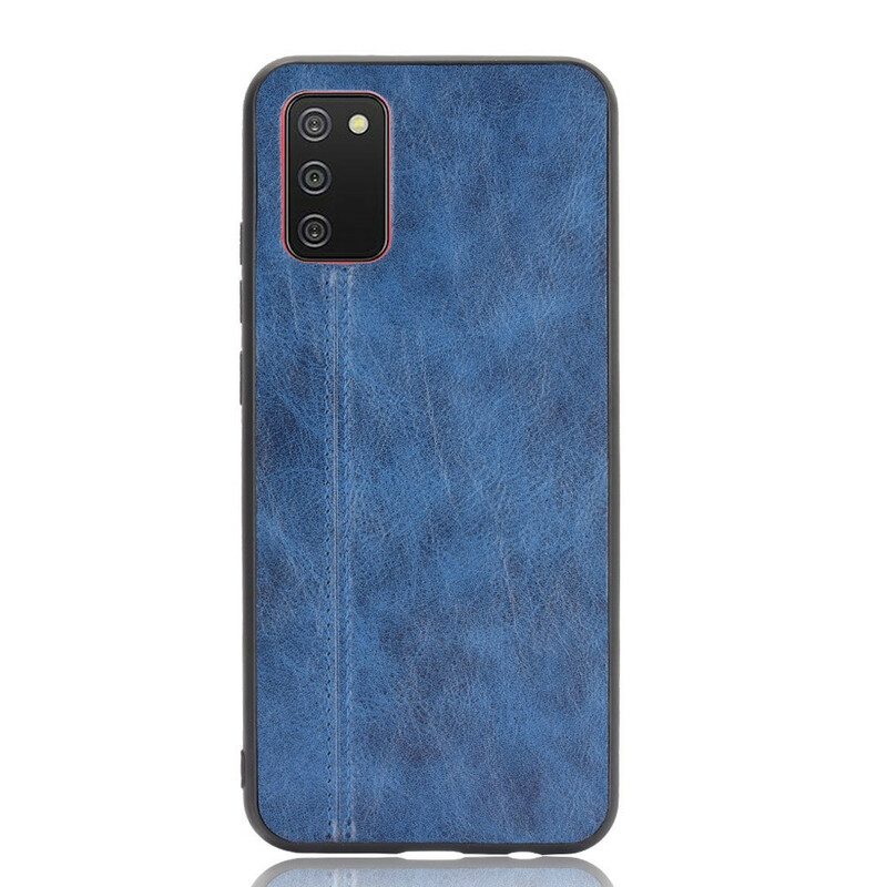 Cover Samsung Galaxy A02s Effetto Pelle Couture