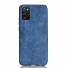 Cover Samsung Galaxy A02s Effetto Pelle Couture