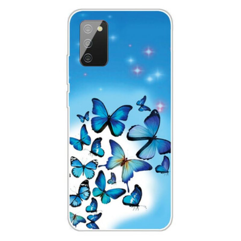 Cover Samsung Galaxy A02s Farfalle Farfalle