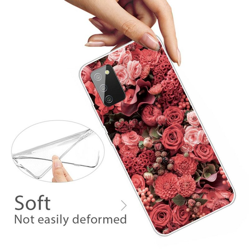 Cover Samsung Galaxy A02s Fiori Intensi