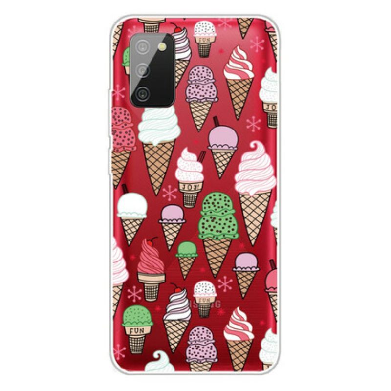 Cover Samsung Galaxy A02s Gelato Alla Crema