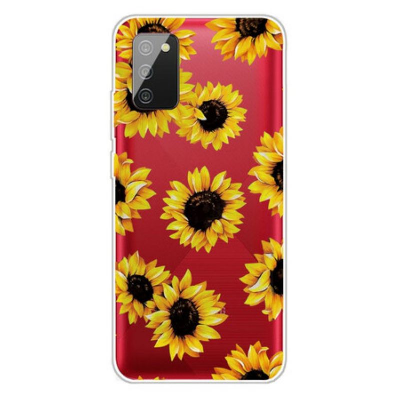 Cover Samsung Galaxy A02s Girasoli