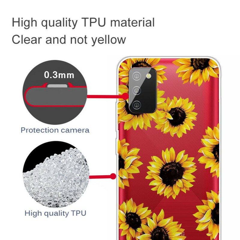 Cover Samsung Galaxy A02s Girasoli