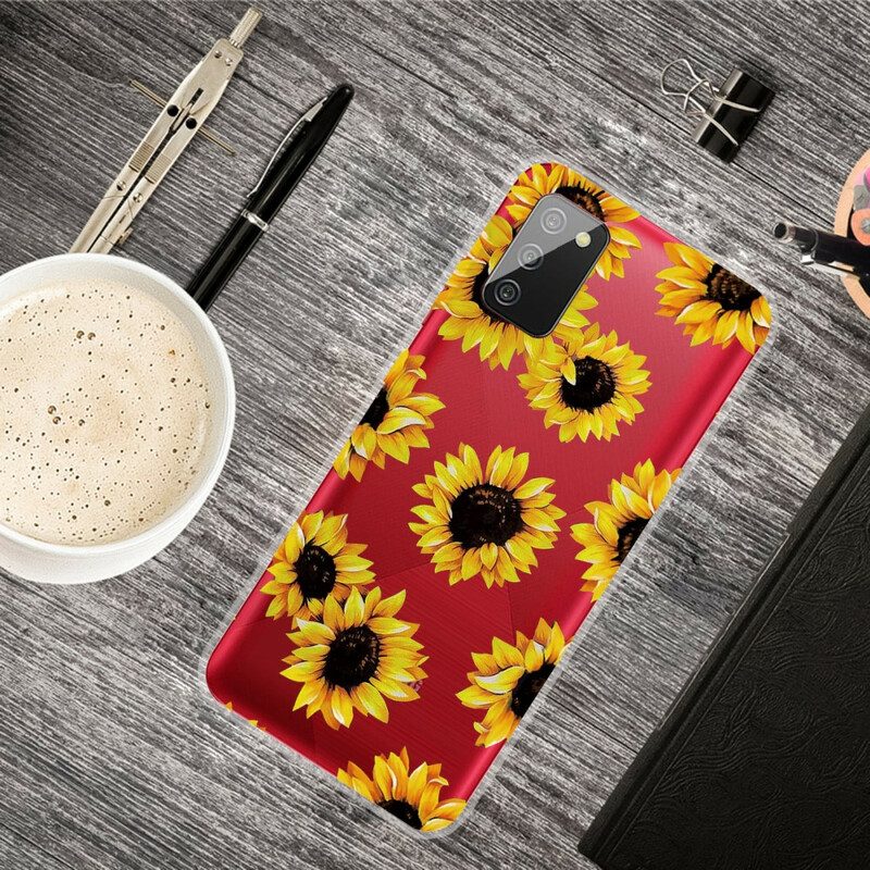 Cover Samsung Galaxy A02s Girasoli