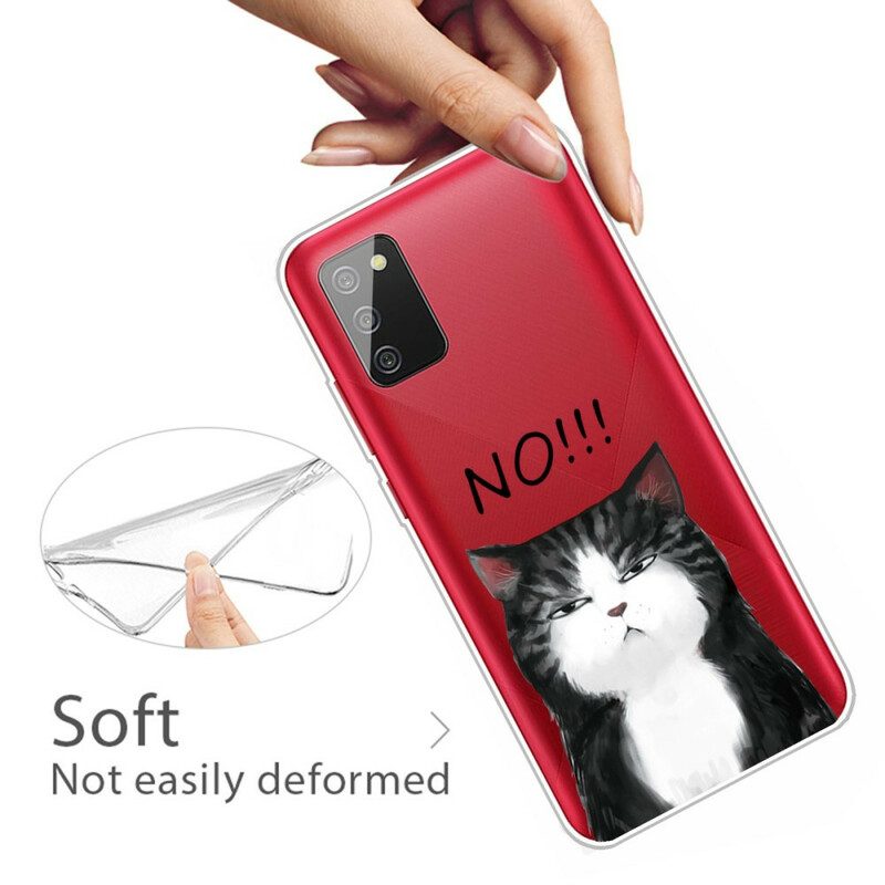 Cover Samsung Galaxy A02s Il Gatto Che Dice Di No