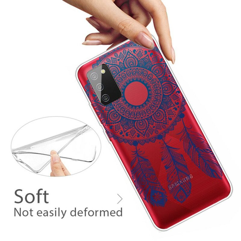 Cover Samsung Galaxy A02s Mandala A Fiore Singolo