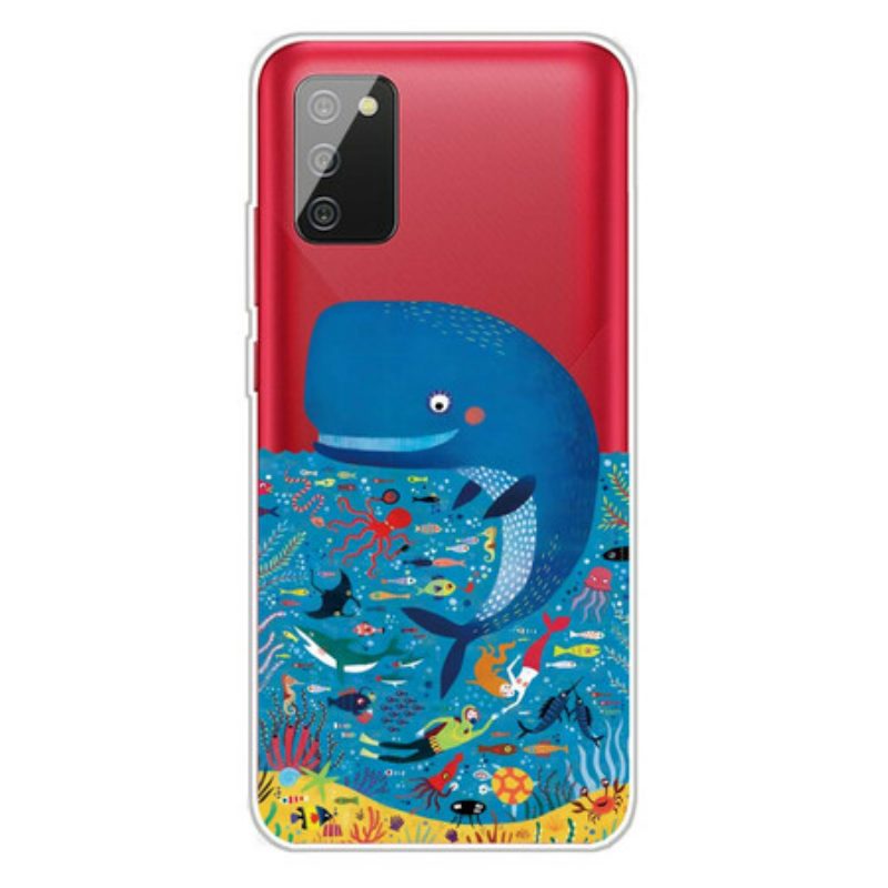 Cover Samsung Galaxy A02s Mondo Marino