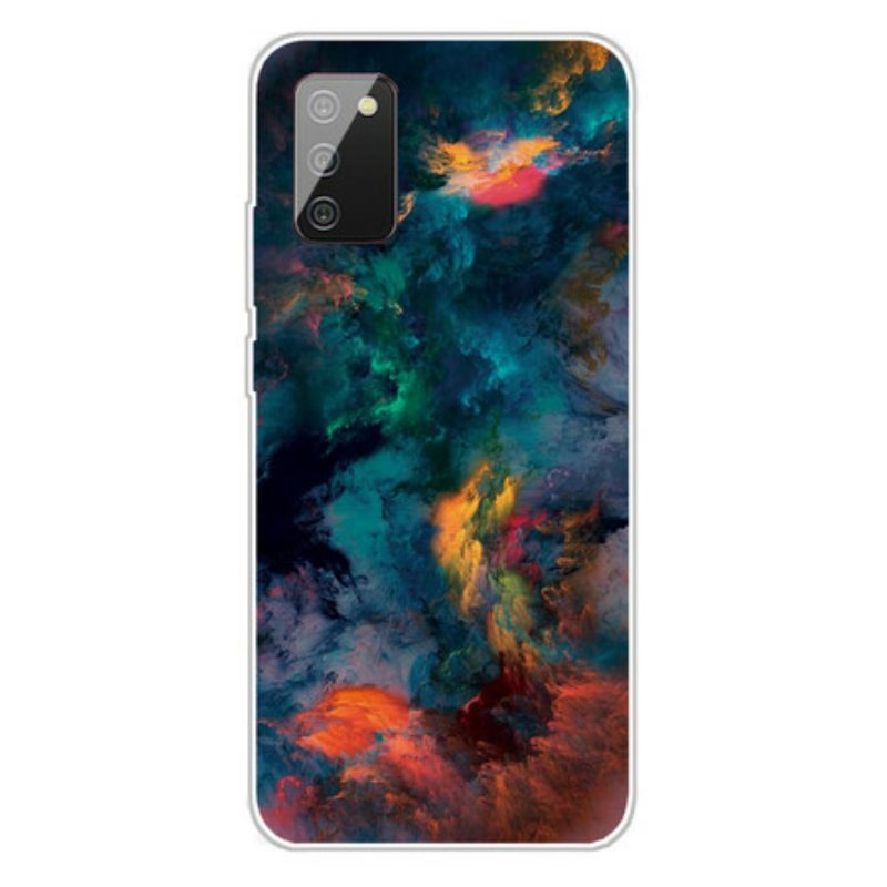 Cover Samsung Galaxy A02s Nuvole Colorate