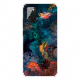 Cover Samsung Galaxy A02s Nuvole Colorate