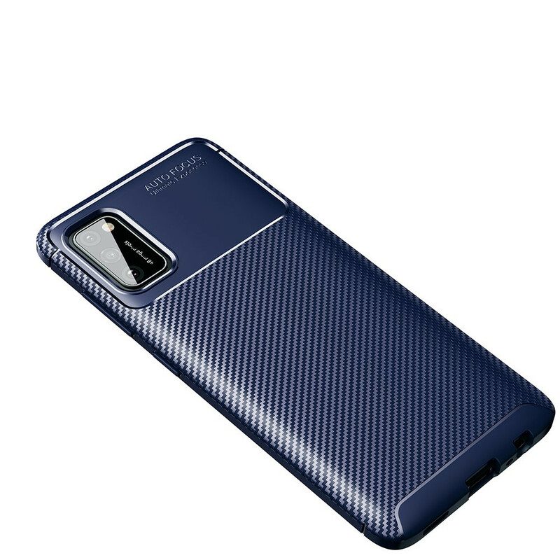 Cover Samsung Galaxy A02s Struttura Flessibile In Fibra Di Carbonio