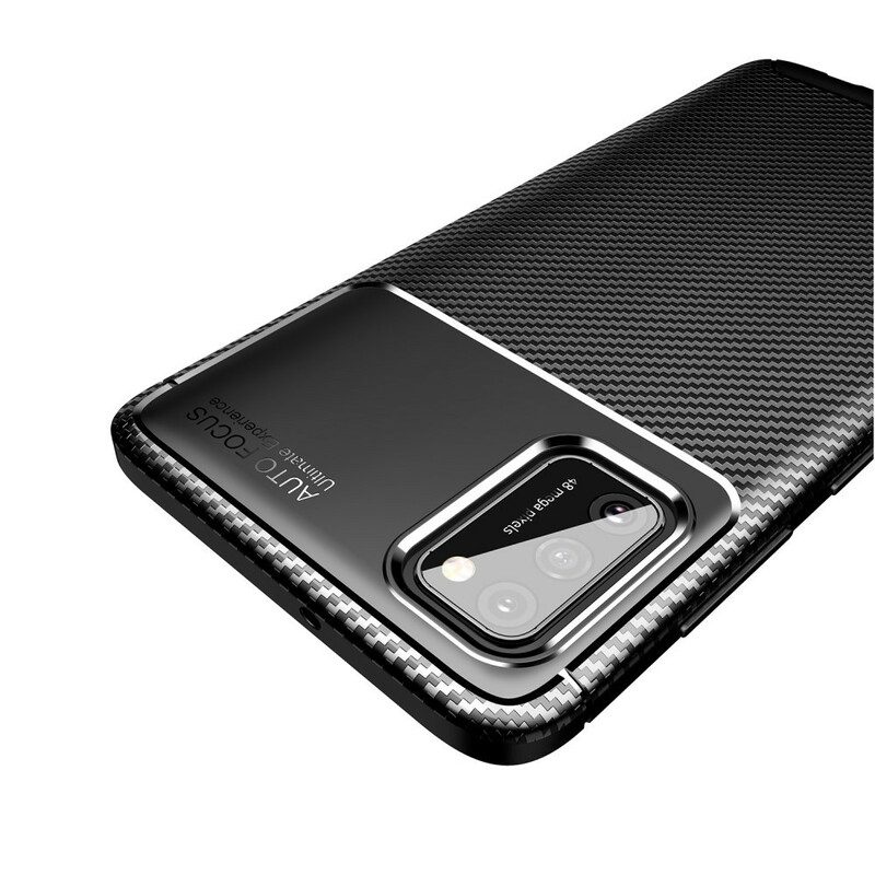 Cover Samsung Galaxy A02s Struttura Flessibile In Fibra Di Carbonio