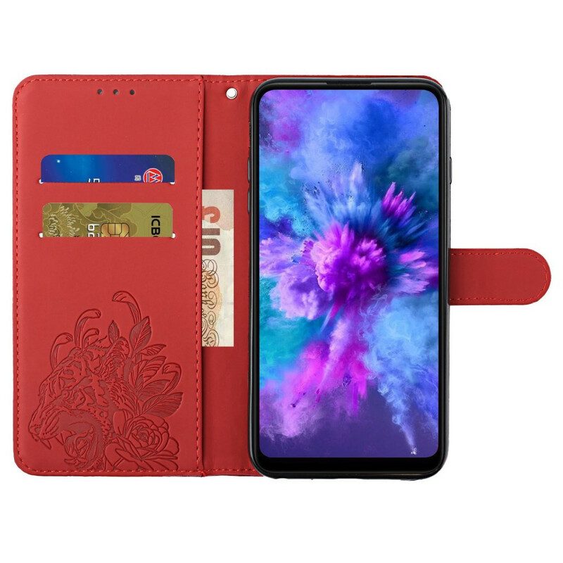 Custodia A Portafoglio Samsung Galaxy A02s Barocco Strappy Tiger