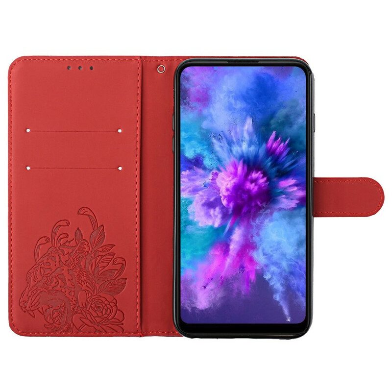 Custodia A Portafoglio Samsung Galaxy A02s Barocco Strappy Tiger