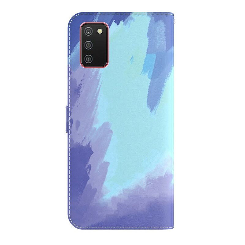 Folio Cover Samsung Galaxy A02s Astratto Colorato