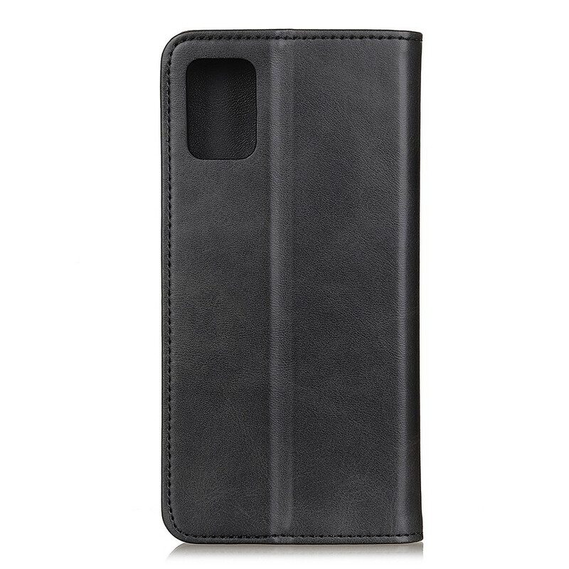 Folio Cover Samsung Galaxy A02s Custodia in pelle Pelle Crosta Eleganza