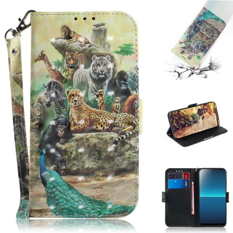 Folio Cover Sony Xperia L4 Perizoma Safari Animali