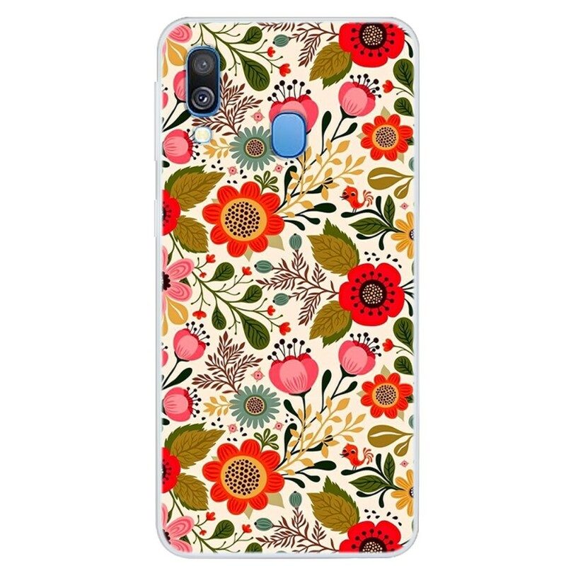 Cover Samsung Galaxy A40 Arazzo Floreale