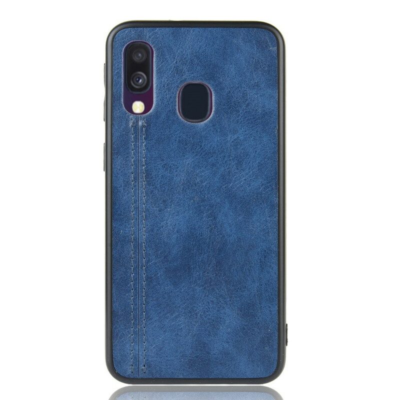 Cover Samsung Galaxy A40 Effetto Pelle Couture