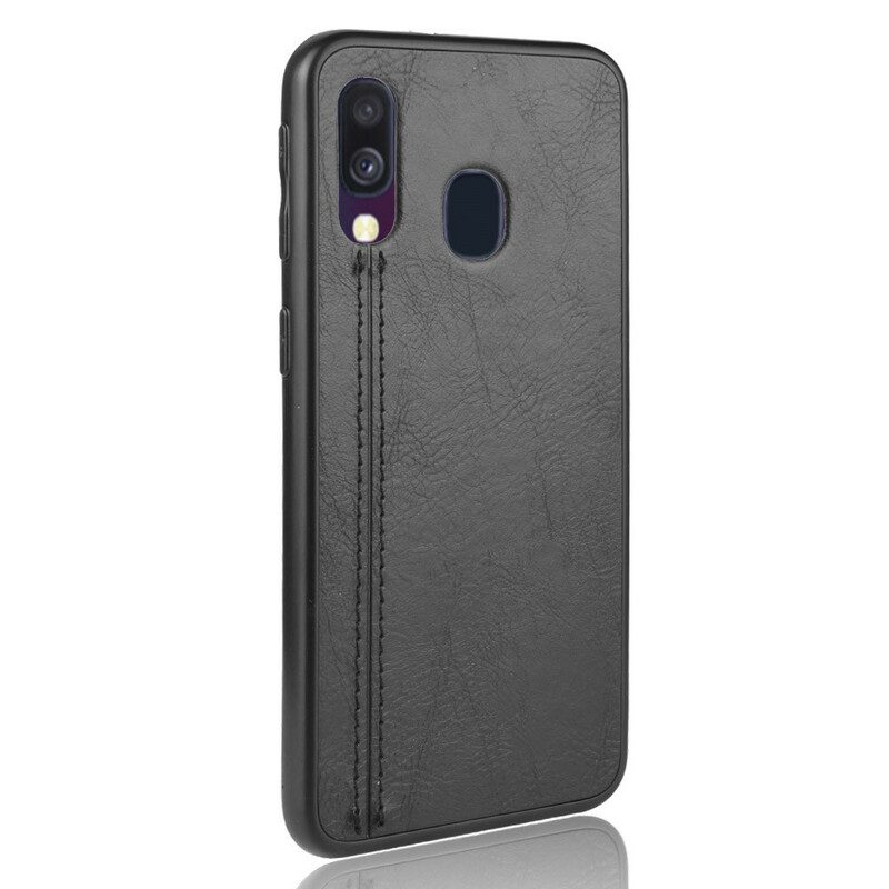 Cover Samsung Galaxy A40 Effetto Pelle Couture