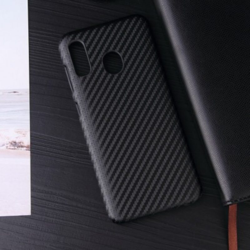 Cover Samsung Galaxy A40 Fibra Di Carbonio