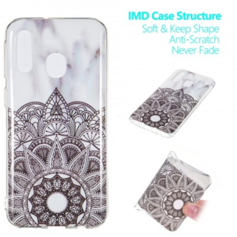 Cover Samsung Galaxy A40 Mandala Marmorizzato