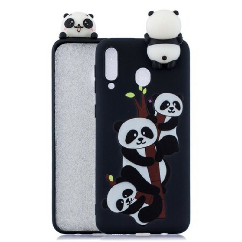 Cover Samsung Galaxy A40 Panda 3d Su Bambù