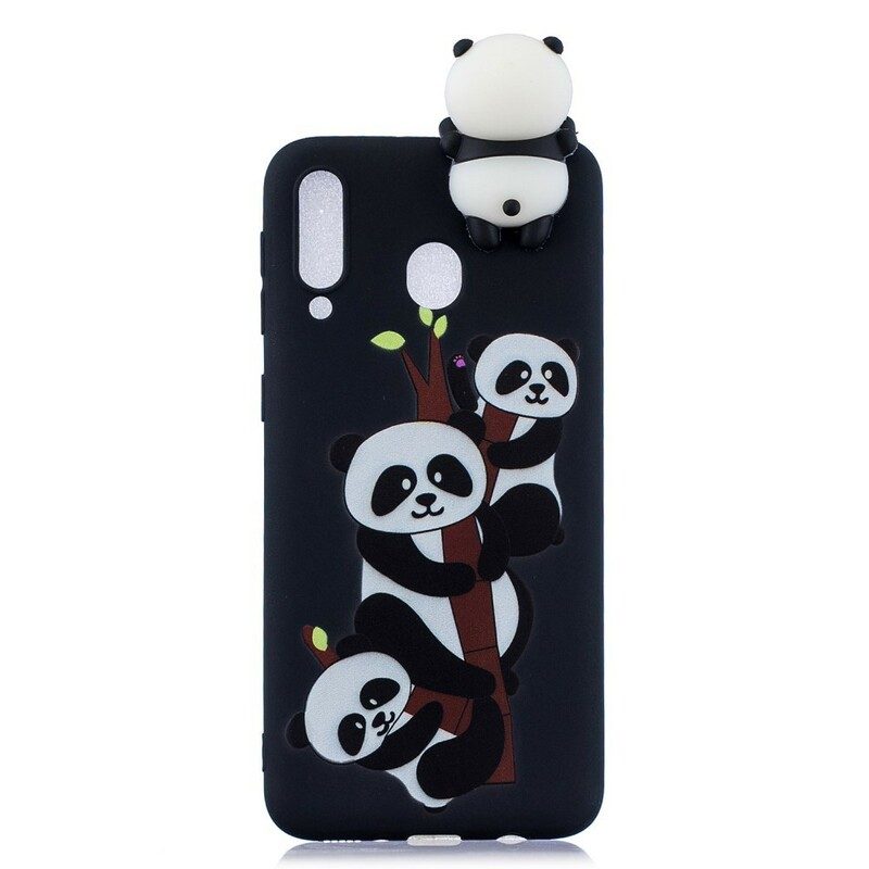 Cover Samsung Galaxy A40 Panda 3d Su Bambù