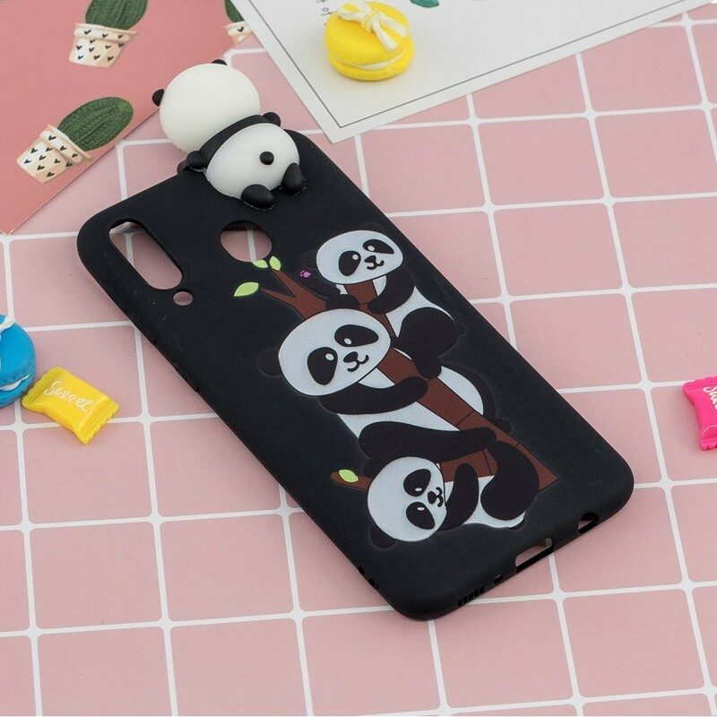 Cover Samsung Galaxy A40 Panda 3d Su Bambù